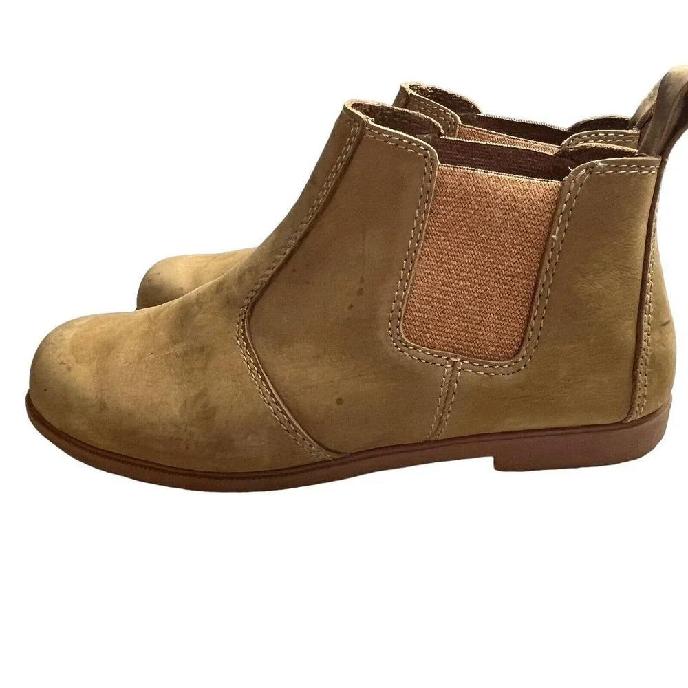 Kodiak Women's Size 9.5 Chelsea Boot Low Rider Pull On Suede Tan Bootie - Picture 1 of 13